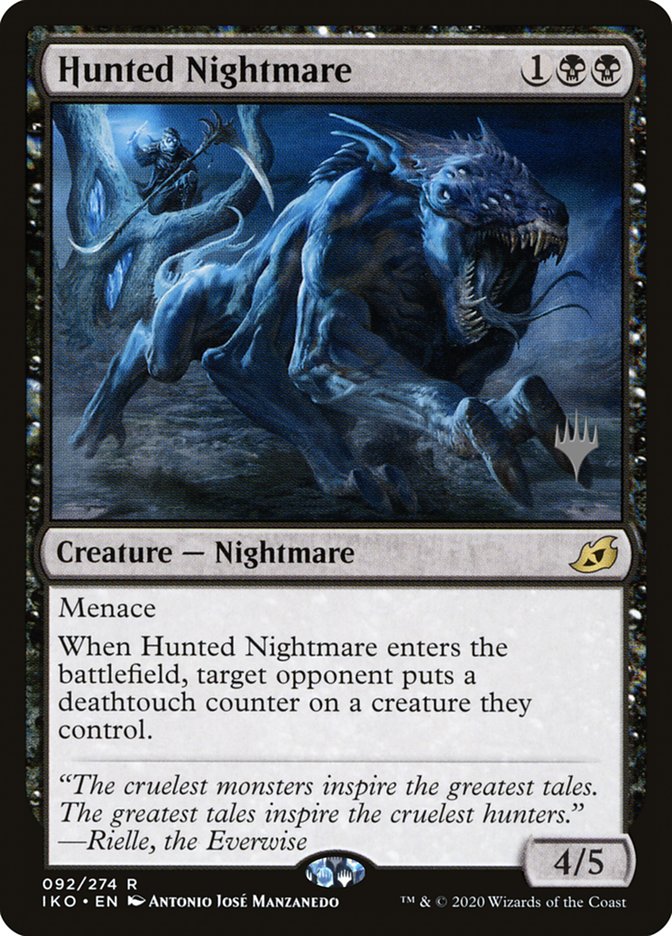 Hunted Nightmare (Promo Pack) [Ikoria: Lair of Behemoths Promos] | Gear Gaming Bentonville