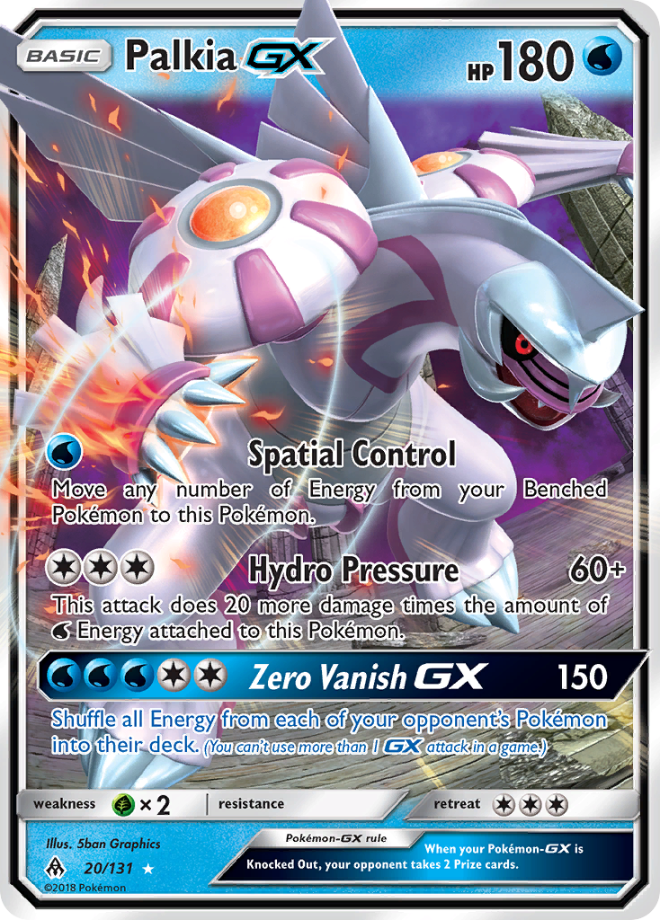 Palkia GX (20/131) [Sun & Moon: Forbidden Light] | Gear Gaming Bentonville