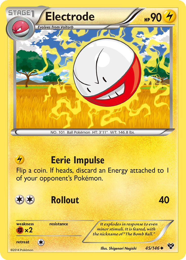 Electrode (45/146) [XY: Base Set] | Gear Gaming Bentonville