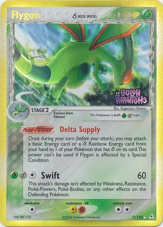 Flygon (7/110) (Delta Species) (Stamped) [EX: Holon Phantoms] | Gear Gaming Bentonville