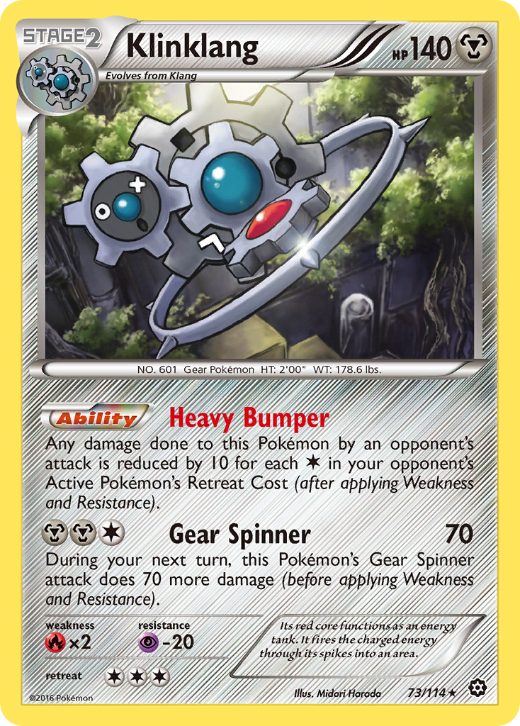 Klinklang (73/114) [XY: Steam Siege] | Gear Gaming Bentonville