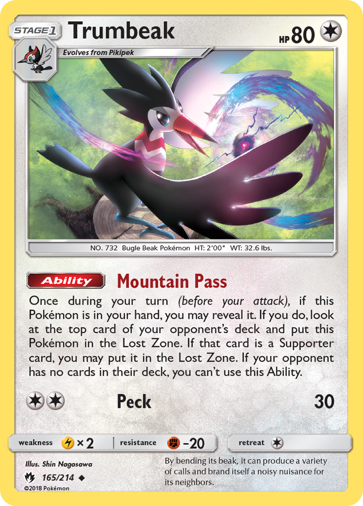 Trumbeak (165/214) [Sun & Moon: Lost Thunder] | Gear Gaming Bentonville