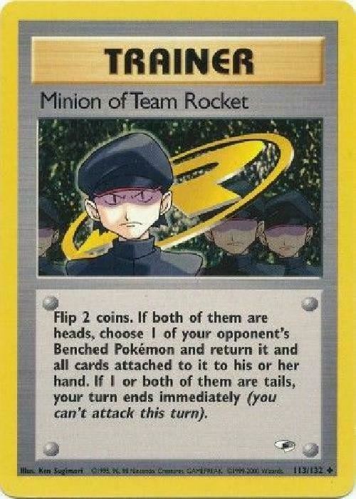 Minion of Team Rocket (113/132) [Gym Heroes Unlimited] | Gear Gaming Bentonville