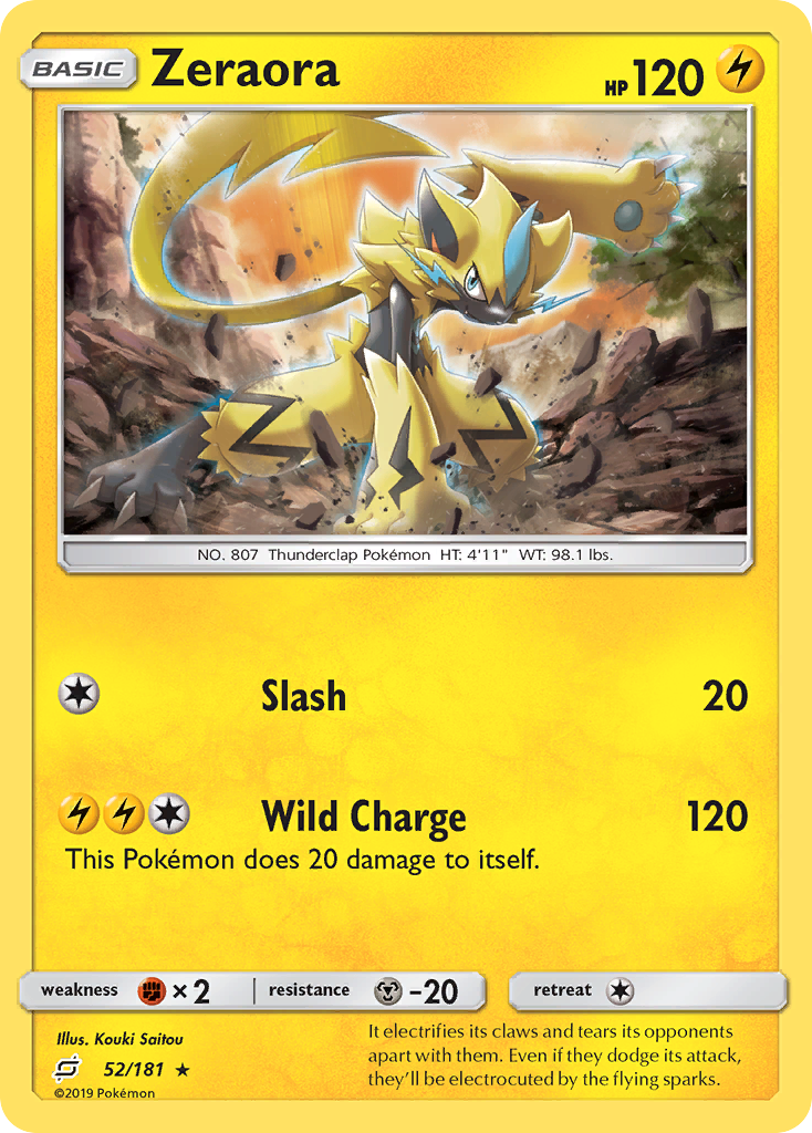 Zeraora (52/181) [Sun & Moon: Team Up] | Gear Gaming Bentonville