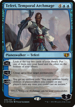 Teferi, Temporal Archmage (Commander 2014) [Oversize Cards] | Gear Gaming Bentonville