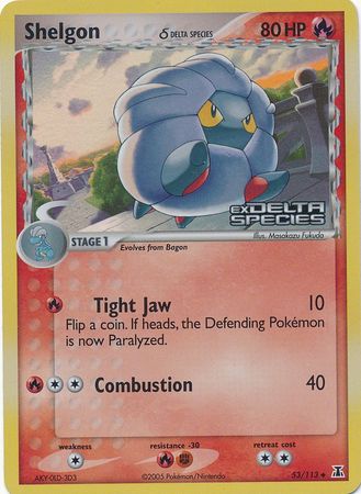 Shelgon (53/113) (Delta Species) (Stamped) [EX: Delta Species] | Gear Gaming Bentonville