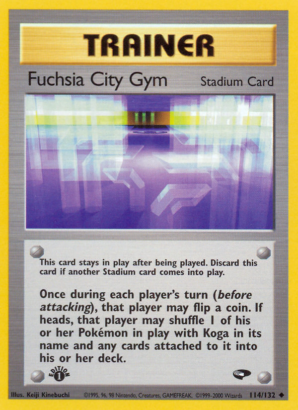 Fuchsia City Gym (114/132) [Gym Challenge 1st Edition] | Gear Gaming Bentonville