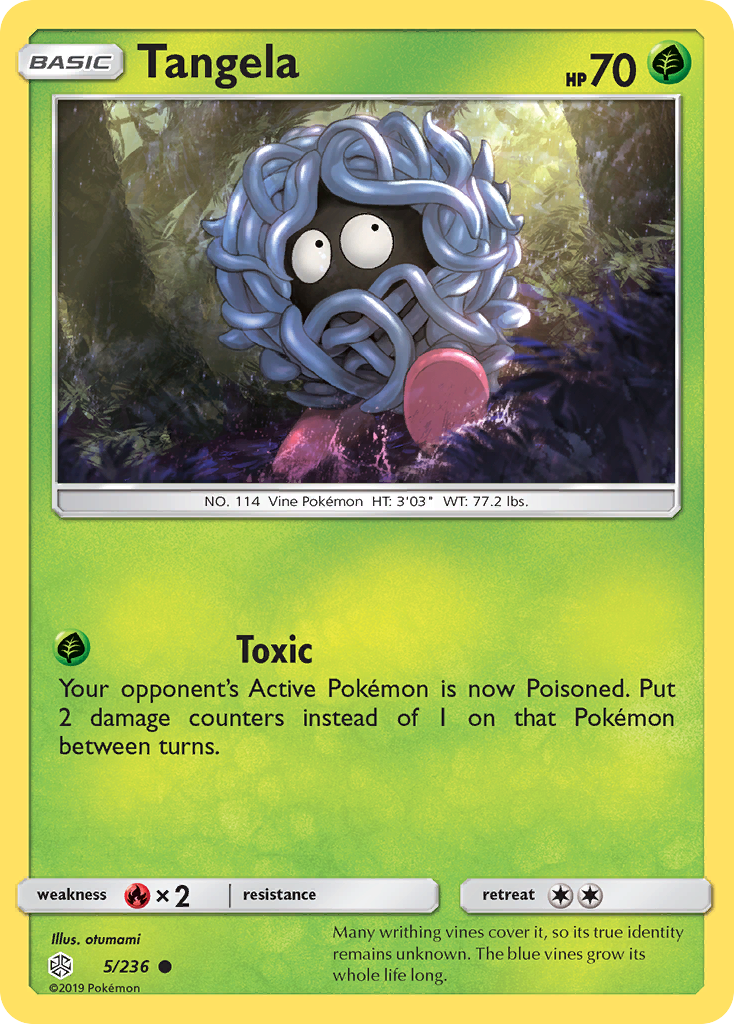 Tangela (5/236) [Sun & Moon: Cosmic Eclipse] | Gear Gaming Bentonville