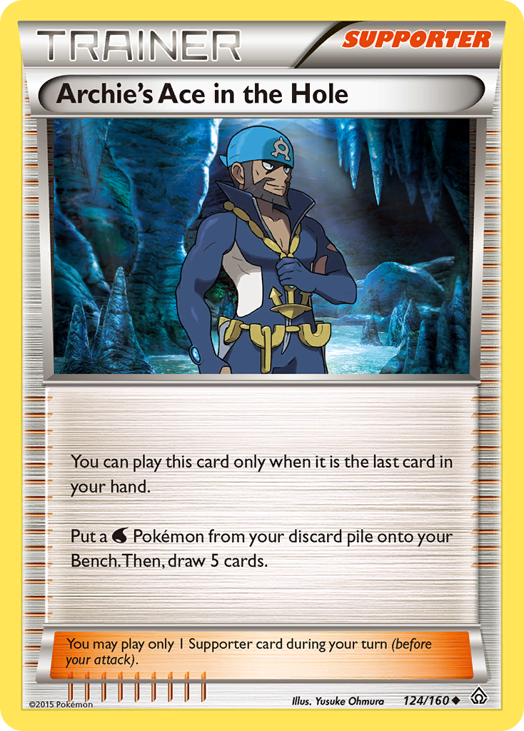 Archie's Ace in the Hole (124/160) [XY: Primal Clash] | Gear Gaming Bentonville