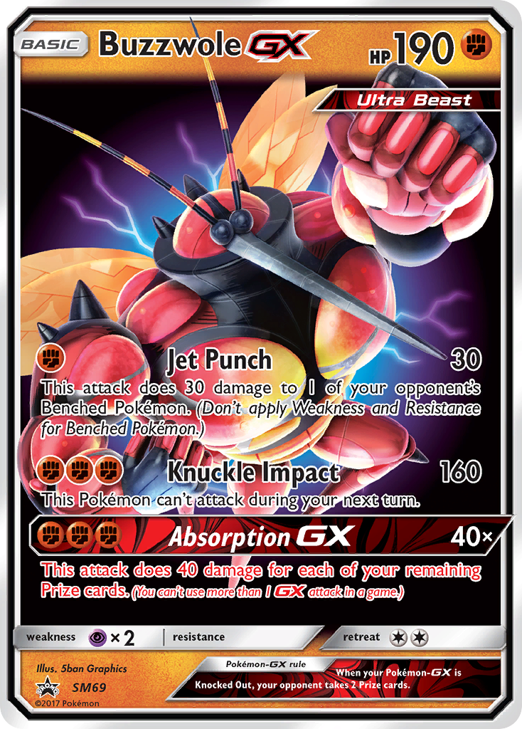 Buzzwole GX (SM69) [Sun & Moon: Black Star Promos] | Gear Gaming Bentonville