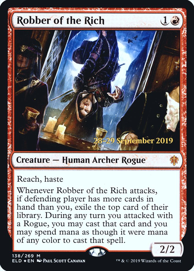 Robber of the Rich  [Throne of Eldraine Prerelease Promos] | Gear Gaming Bentonville