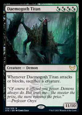 Daemogoth Titan [Strixhaven: School of Mages] | Gear Gaming Bentonville