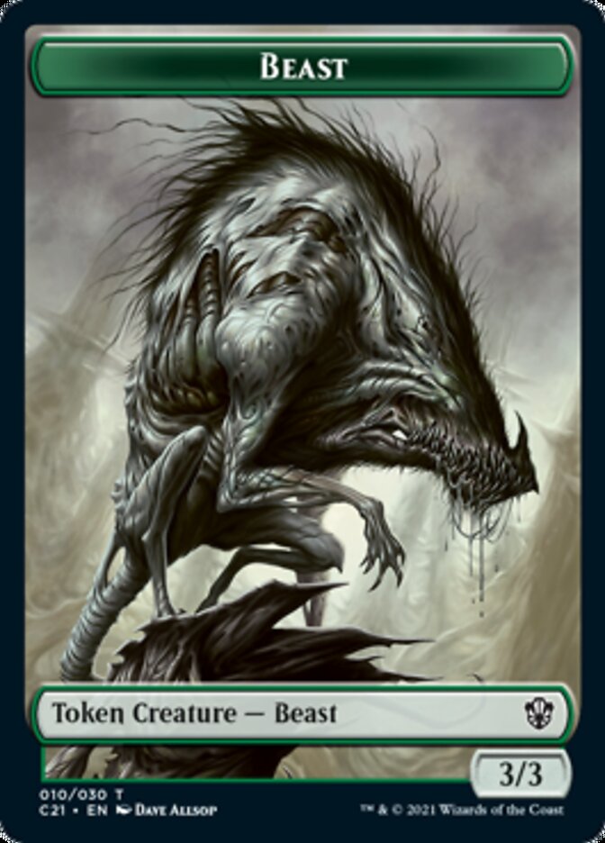 Beast (010) // Whale Token [Commander 2021 Tokens] | Gear Gaming Bentonville