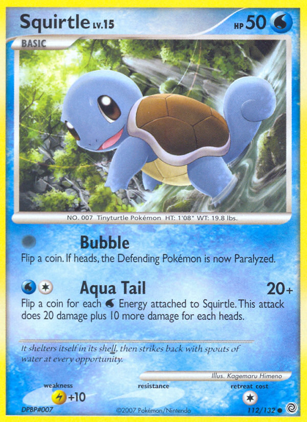 Squirtle (112/132) [Diamond & Pearl: Secret Wonders] | Gear Gaming Bentonville