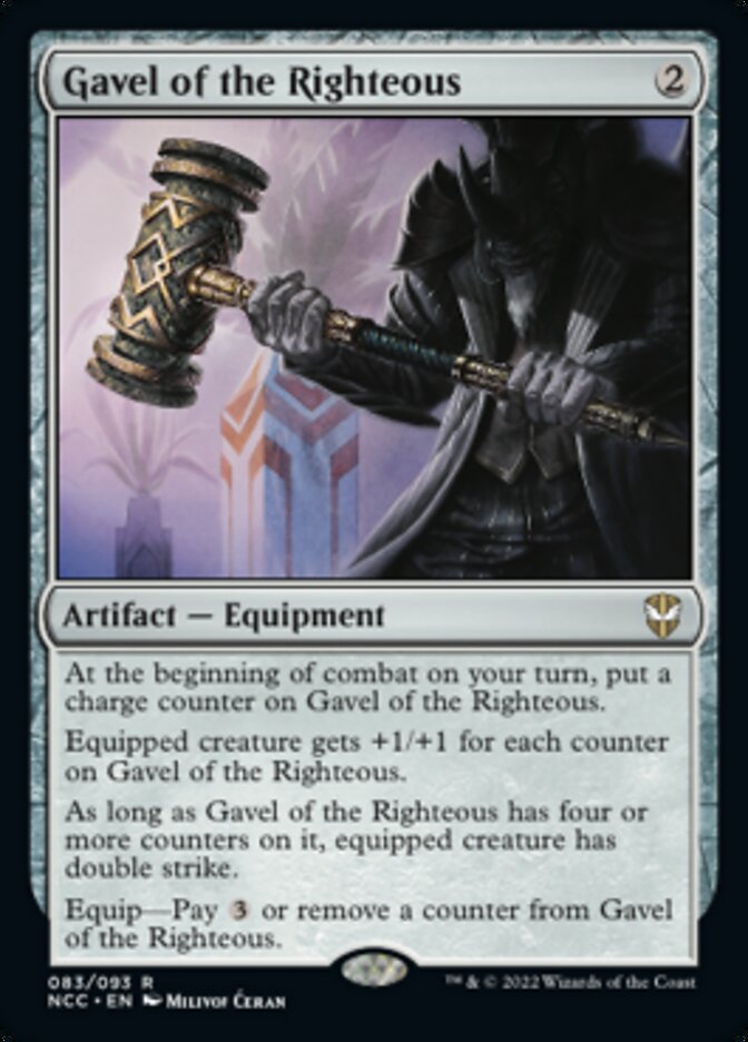 Gavel of the Righteous [Streets of New Capenna Commander] | Gear Gaming Bentonville