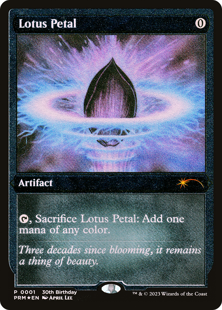 Lotus Petal (Foil Etched) [30th Anniversary Promos] | Gear Gaming Bentonville