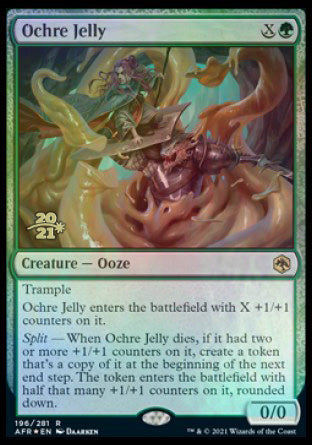 Ochre Jelly [Dungeons & Dragons: Adventures in the Forgotten Realms Prerelease Promos] | Gear Gaming Bentonville