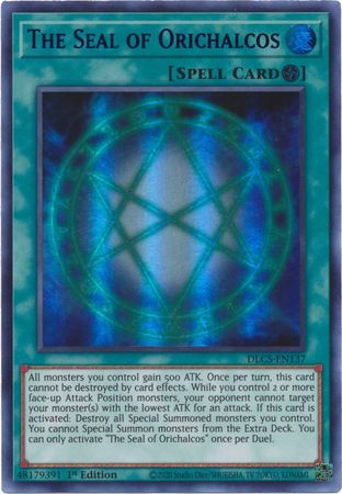 The Seal of Orichalcos (Purple) [DLCS-EN137] Ultra Rare | Gear Gaming Bentonville