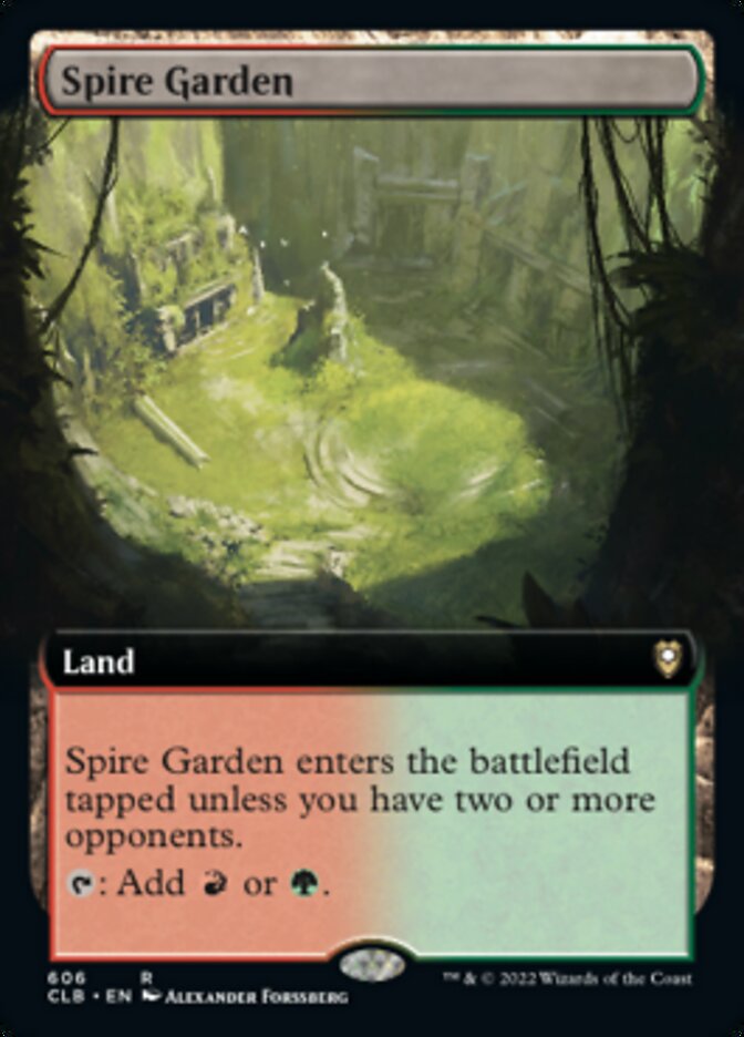 Spire Garden (Extended Art) [Commander Legends: Battle for Baldur's Gate] | Gear Gaming Bentonville