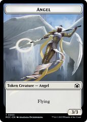 Angel (3) // Demon Double-Sided Token [March of the Machine Commander Tokens] | Gear Gaming Bentonville