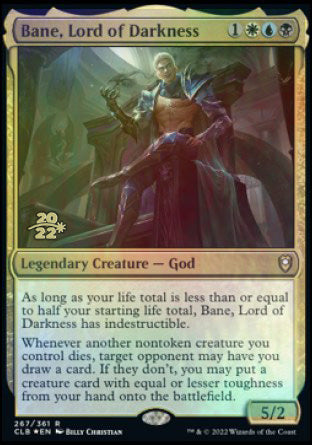 Bane, Lord of Darkness [Commander Legends: Battle for Baldur's Gate Prerelease Promos] | Gear Gaming Bentonville