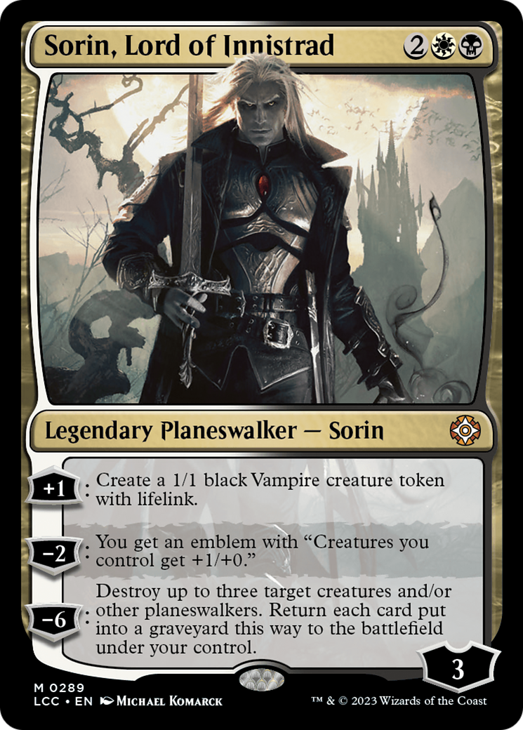 Sorin, Lord of Innistrad [The Lost Caverns of Ixalan Commander] | Gear Gaming Bentonville