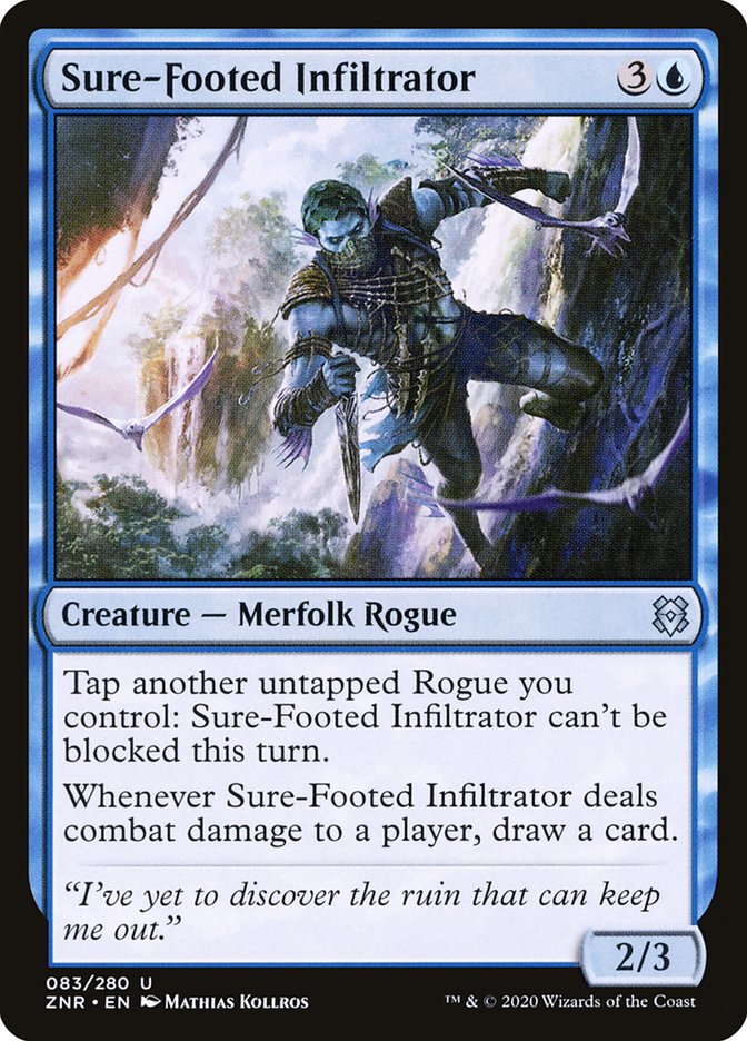 Sure-Footed Infiltrator [Zendikar Rising] | Gear Gaming Bentonville