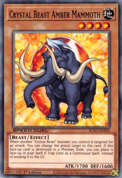 Crystal Beast Amber Mammoth [SGX1-ENF03] Common | Gear Gaming Bentonville
