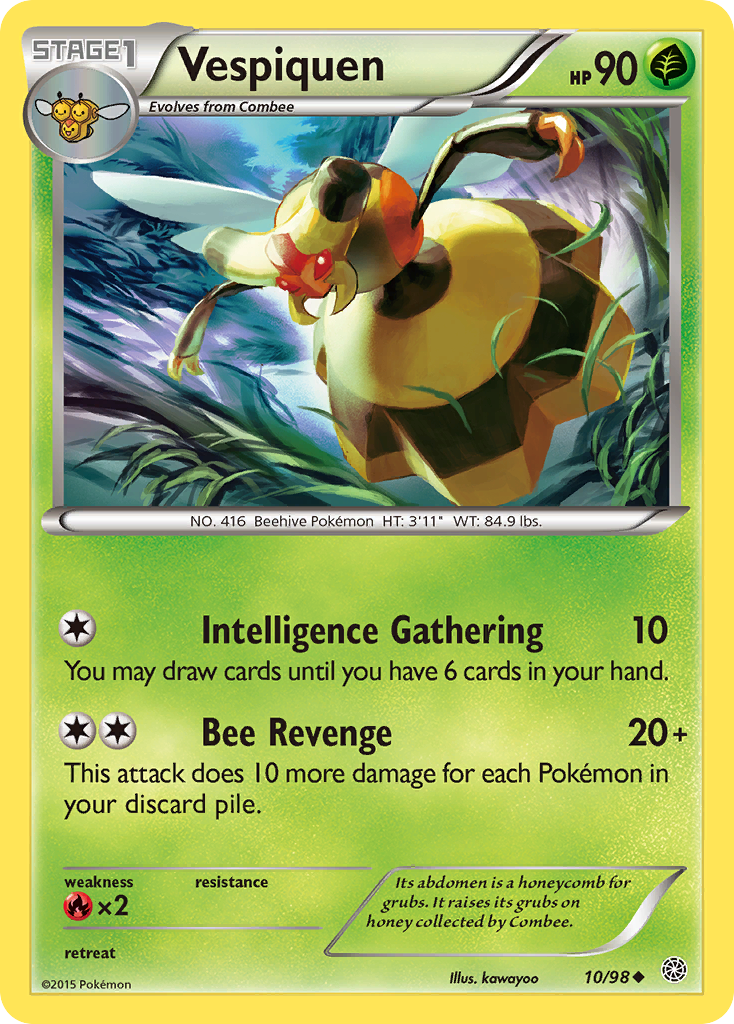 Vespiquen (10/98) [XY: Ancient Origins] | Gear Gaming Bentonville