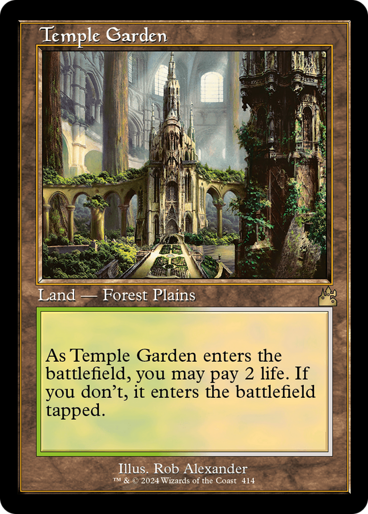 Temple Garden (Retro) [Ravnica Remastered] | Gear Gaming Bentonville