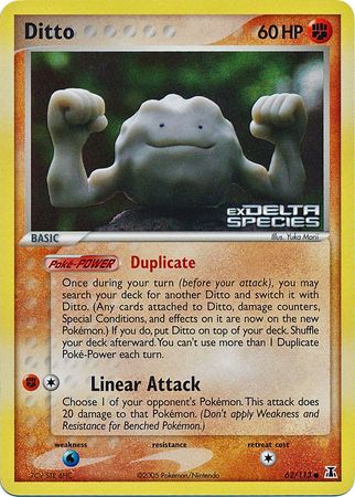 Ditto (62/113) (Stamped) [EX: Delta Species] | Gear Gaming Bentonville