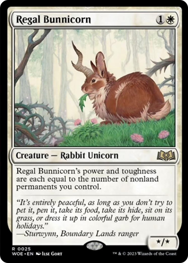 Regal Bunnicorn [Wilds of Eldraine] | Gear Gaming Bentonville