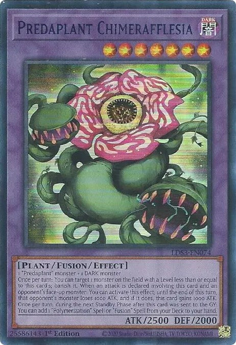 Predaplant Chimerafflesia (Blue) [LDS3-EN074] Ultra Rare | Gear Gaming Bentonville