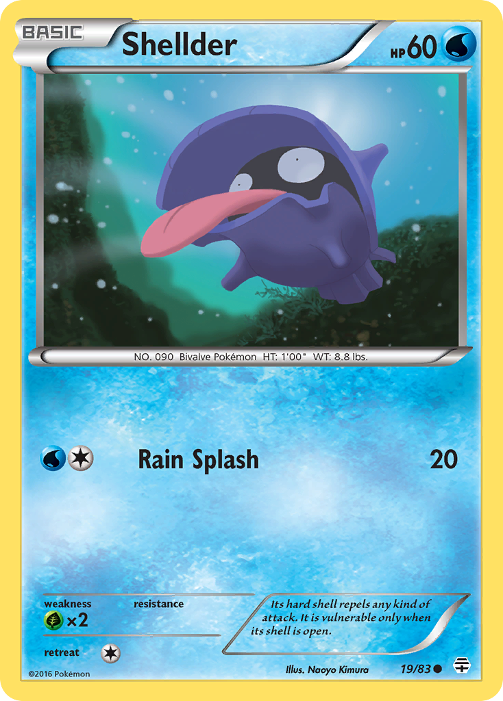 Shellder (19/83) [XY: Generations] | Gear Gaming Bentonville