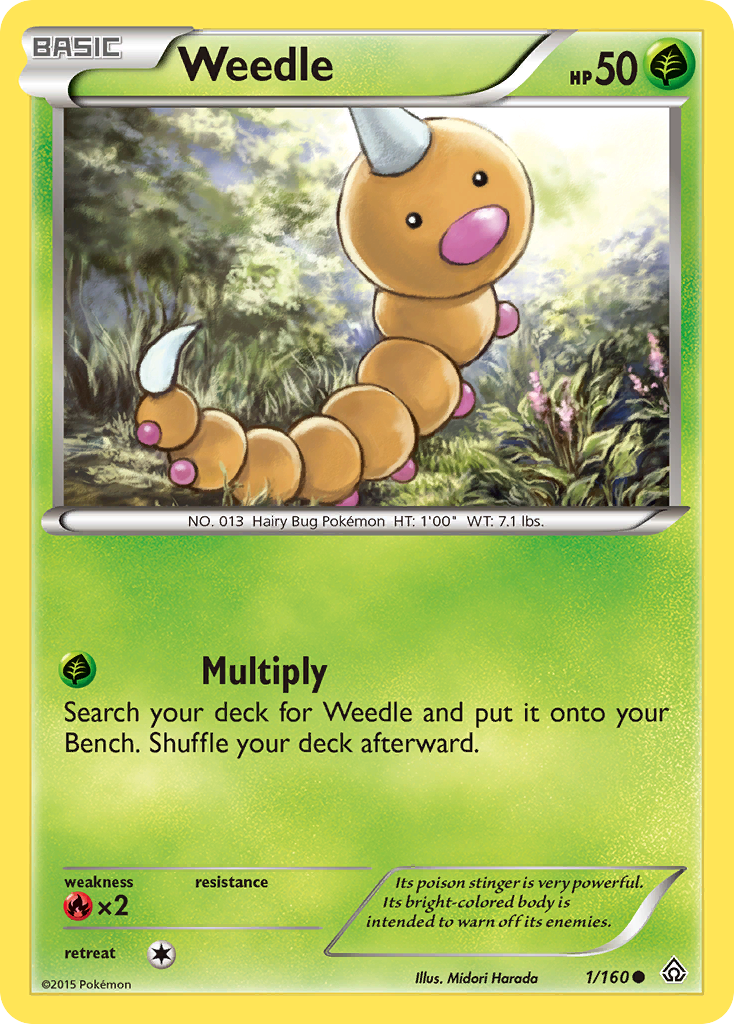 Weedle (1/160) [XY: Primal Clash] | Gear Gaming Bentonville