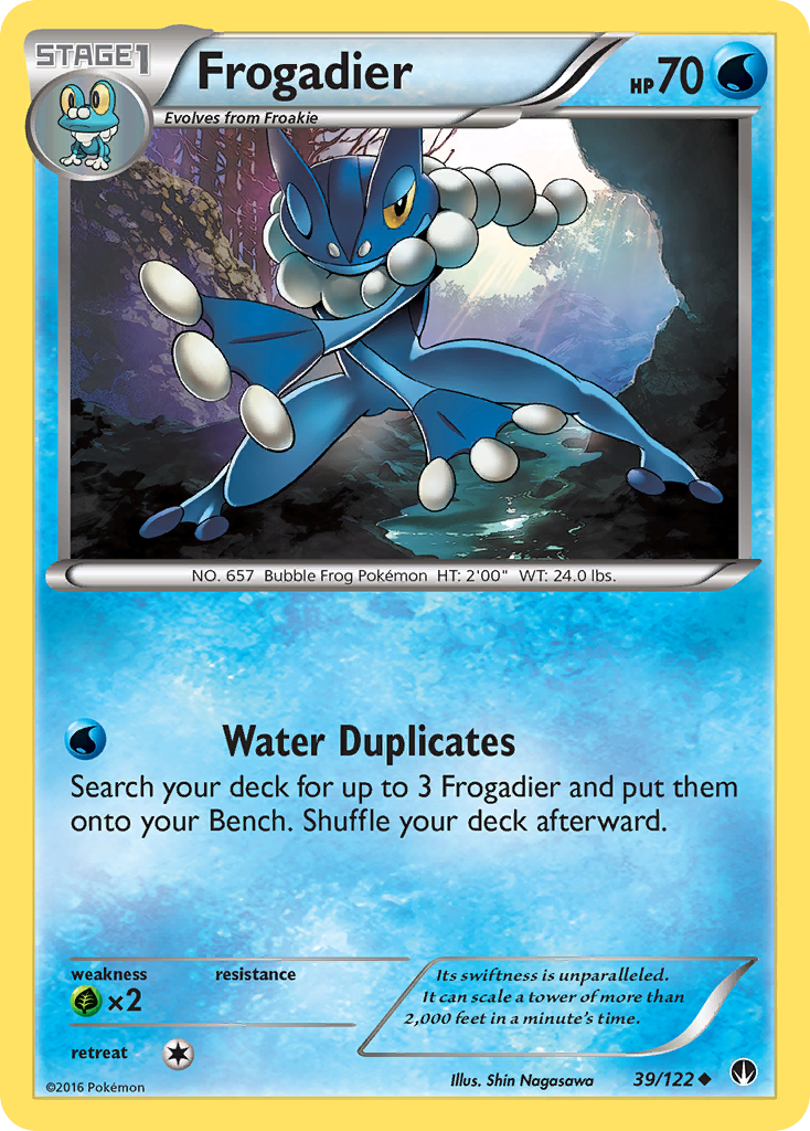 Frogadier (39/122) [XY: BREAKpoint] | Gear Gaming Bentonville