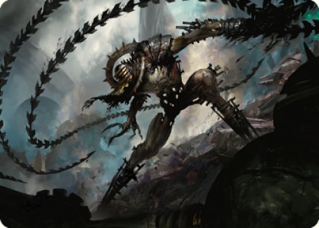 Razorlash Transmogrant Art Card [The Brothers' War Art Series] | Gear Gaming Bentonville