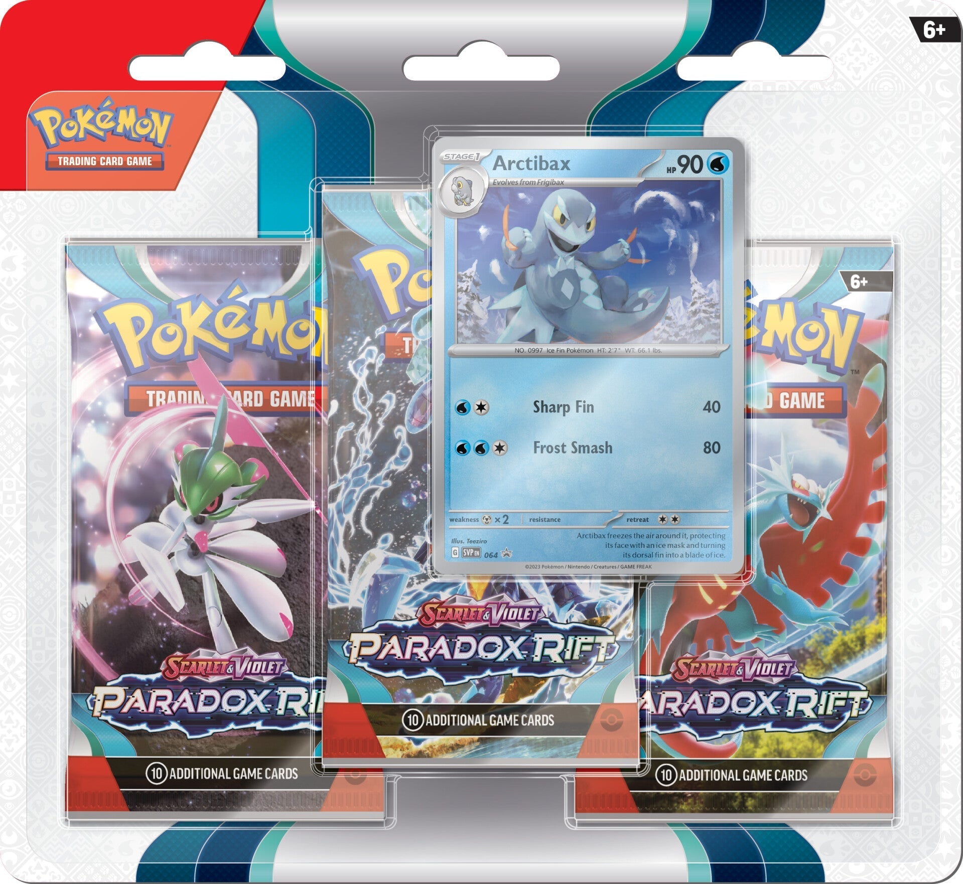Scarlet & Violet: Paradox Rift - 3-Pack Blisters (Arctibax) | Gear Gaming Bentonville