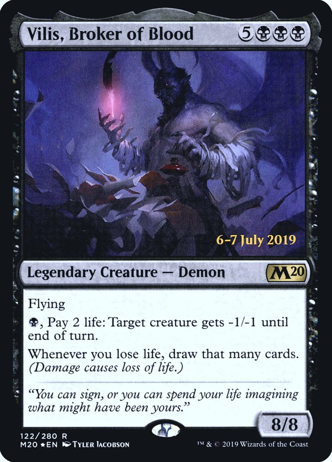 Vilis, Broker of Blood  [Core Set 2020 Prerelease Promos] | Gear Gaming Bentonville