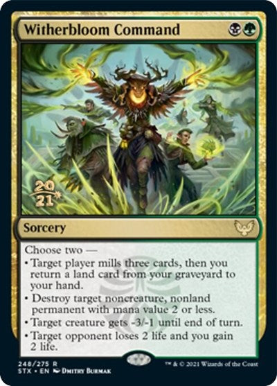 Witherbloom Command [Strixhaven: School of Mages Prerelease Promos] | Gear Gaming Bentonville