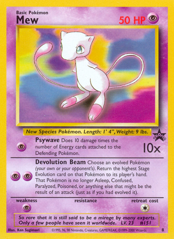 Mew (8) [Wizards of the Coast: Black Star Promos] | Gear Gaming Bentonville