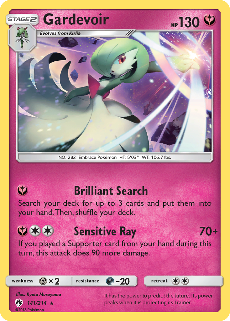 Gardevoir (141/214) [Sun & Moon: Lost Thunder] | Gear Gaming Bentonville