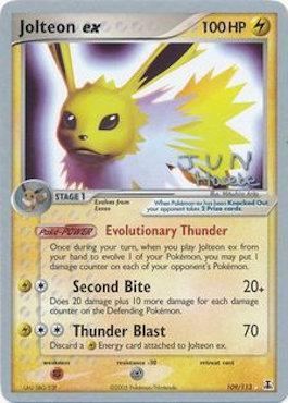 Jolteon ex (109/113) (Flyvees - Jun Hasebe) [World Championships 2007] | Gear Gaming Bentonville