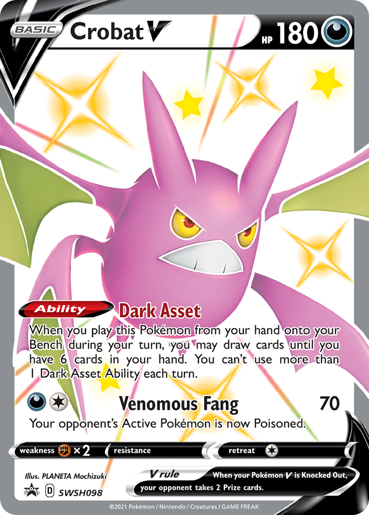 Crobat V (SWSH098) [Sword & Shield: Black Star Promos] | Gear Gaming Bentonville