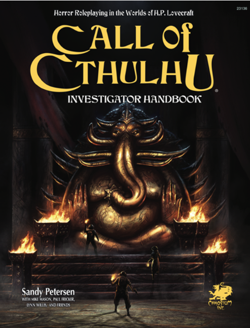 Call of Cthulhu Investigator Handbook | Gear Gaming Bentonville