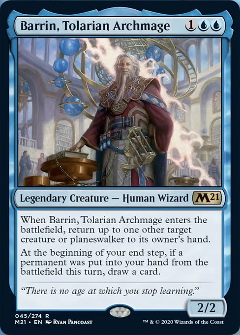 Barrin, Tolarian Archmage [Core Set 2021] | Gear Gaming Bentonville