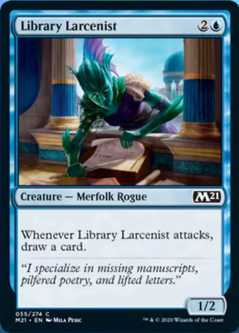 Library Larcenist [Core Set 2021] | Gear Gaming Bentonville