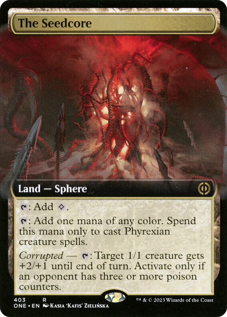 The Seedcore (Extended Art) [Phyrexia: All Will Be One] | Gear Gaming Bentonville