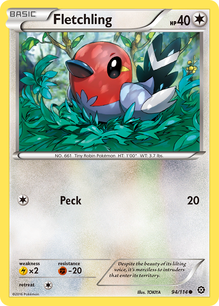 Fletchling (94/114) [XY: Steam Siege] | Gear Gaming Bentonville