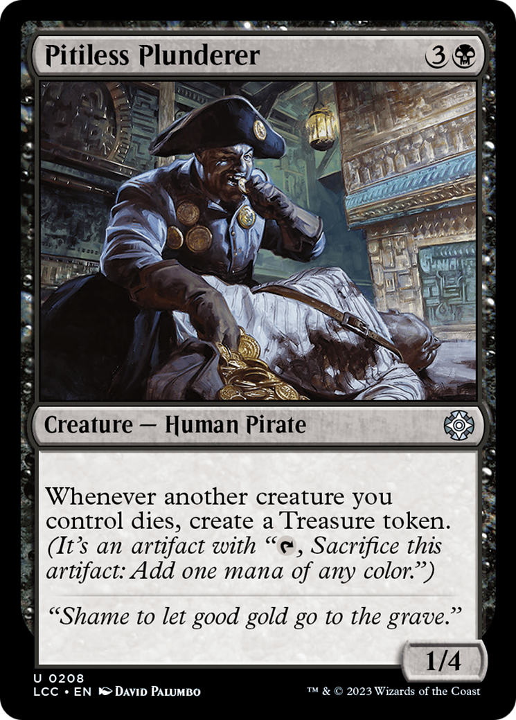 Pitiless Plunderer [The Lost Caverns of Ixalan Commander] | Gear Gaming Bentonville